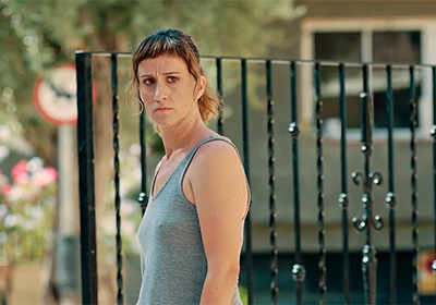 Maria Juan en una escena de la serie La forastera (À Punt)